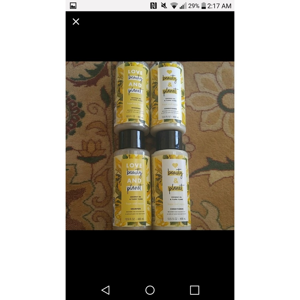 4 Love Beauty Planet Shampoo Conditioner